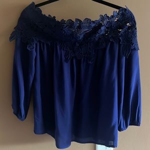 Like new, off the shoulder Allison Joy, medium top.